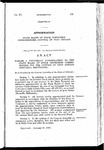 Making a Deficiency Appropriation to the State Board of Stock Inspection Commissioners for the Control of Goat Disease (Brucella Melitensis)