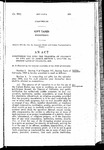 Concerning Tax Upon the Transfer of Property by Gift and to Amend Section 4, Chapter 111, Session Laws of Colorado, 1939