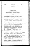 Making an Appropriation to the Bureau of Plant and Insect Control of the Division of Agriculture, for the Fiscal Years 1947-1948 and 1948-1949