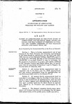 Making an Appropriation to the State Board of Agriculture, for the Fiscal Years 1947-1948 and 1948-1949, for the Payment of Premiums on Poultry and Rabbits Exhibited at the Colorado Poultry and Rabbit Show, INC.