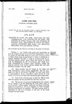 Relating to Game and Fish; Providing for the Conservation and Propagation of Game; the Holding of Field Trials and the Training of Hunting Dogs; the Making of Rules and Regulations Governing the Same; and Providing Penalties for Violation Hereof