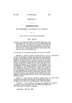 Making an Appropriation to Defray the Cost and Expenses of the Colorado Tax Commission of the State of Colorado in Making a Re-survey for the Purpose of Re-appraisal of the Valuation of all Properties Within the State Subject to an Ad Valorem Tax.