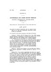 Relating to Motor Vehicles and to Amend Chapter 16 of the 1935 Colorado Statutes Annotated, as Amended.