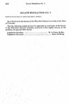 Senate Resolution No. 5