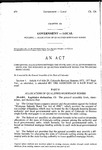 Concerning Allocations Between the State and Local Governmental Units for the Issuance of Qualified Mortgage Bonds for Financing Home Loans