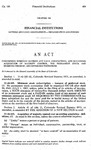 Concerning Domestic Savings and Loan Associations, and Regarding Acquisition of Majority Control, the Permanent Stock and Reserves Thereof, and Dividens Therefrom.