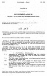 Concerning Allocations Between the State and Local Governmental Units for the Issuance of Qualified Mortage Bonds for Financing Home Loans.