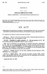 Concerning Changes in Eligibility Requirements for Old Age Pension Benefits to Meet Constitutional Standards of Equal Protection.