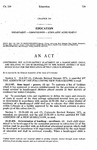 Concerning the Out-of-Distrct Placement of a Handicapped Child, and Relating to the Responsibility of the School District of Residence to Pay for the Education of That Child Elsewhere.