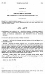 Concerning the Amount of a Prepaid Funeral Expense Contract Which is Not Considered in Determining Eligibility for Public Assis-tance or Medical Assistance, and Providing for an Increase Therein.