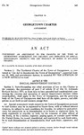 Concerning an Amendment to the Charter of the Town of Georgetown Authorizing the Creation and Operation of Special Improvement Districts and the Issuance of Bonds in Relation Thereto.