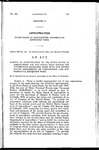 Making an Appropriation to the State Board of Agriculture, for the Fiscal Year 1951-1952, for Cooperative Extension Work With The United States Department of Agriculture, and Supplemental Extension Work.