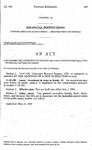 Concerning the Authority of Savings and Loan Associations Relating to Issuing Letters of Credit.