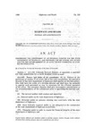 Concerning the Appointment of an Internal Auditor for the State Department of Highways, and Providing for His Powers and Duties and for the Establishment of an Audit Review Committee to Oversee His Operations