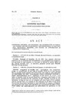 Concerning Children, and Regarding the Determination of Parentage Thereof and the Establishment and Enforcement of Child Support Obligations Therefor, and Making an Appropriation in Connection Therewith.