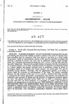 Concerning the Creation of a Self-Insurance Fund to Cover Loss or Damage to State Property, and Making an Appropriation in Connection Therewith