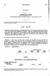 Concerning the Closing of the Books for the 1985-86 Fiscal Year of the State, and, In Connection Therewith, Making Various Transfers Between Appropriations and Adjusting the Federal Fund Amounts Relating to Reductions in the Federal Budget, Without Affecting Total General Fund Appropriation for Said Fiscal Year