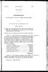 Making an Appropriation to the State Board of Health, for the Fiscal Year 1951-1952, to be Used for Public Health Work.