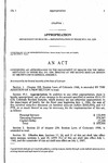 Concerning an Appropriation to the Department of Health for the Implementation of House Bill No. 1289, Enacted at the Second Regular Session of the Fifty-Fifth General Assembly