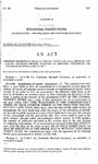 Amending Sections 11-3-104 (1), 11-7-100.3 (1), 11-8-101 (1) (b), (1) (c), and (1) (d) and 11-20-109, Colorado Revised Statutes, as Amended, Concerning the 