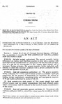 Concerning the Authorization of a Pilot for the Provision and Operation of a Jail Facility in the County of Las Animas or Huerfano.