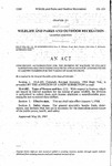 Concerning the Authorization for the Division of Wildlife to Collect Nonrefundable Processing Fees from Applicants for Licenses Issued in Limited Numbers for the Taking of Game Wildlife