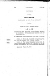 Concerning Civil Defense, and to Repeal Section 16, Chapter 4, Extraordinary Session Laws of Colorado, 1950.