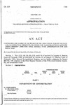 Concerning the Closing of the Books for the 1986-87 Fiscal Year of the State, and, in Connection Therewith, Providing for Transfers Between Appropriations Without Affecting Total General Fund Appropriations for Said Fiscal Year