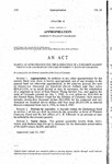 Making an Appropriation for the Satisfaction of a Judgment Against the State of Colorado in the Case of Parkey V. State of Colorado.