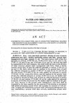 Concerning Well Permit Fees, and, in Connection Therewith, Creating the Ground Water Management Cash Fund, and Making an Appropriation in Connection Therewith