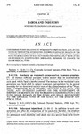 Concerning Funds Relating to Workmen's Compensation, and, in Connection Therewith, Authorizing Interest Earned on Moneys in the Workmen's Compensation Cash Fund and the Subsequent Injury Fund to Be Retained in Such Funds and Providing a Flat Rate of Tax on Workmen's Compensation Insurance Premiums to Finance the Major Medical Fund