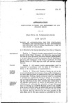 Making an Appropriation for the Liquidation, Payment and Retirement of the Outstanding and Funding Bonds, Dated December 1, 1910, of the State of Colorado.