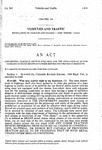 Concerning Traction Devices Required for the Operation of Motor Vehicles on State Highways Under Restricted Driving Conditions.