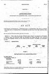 Concerning Supplemental Appropriations to Reimburse the State Auditor for the Cost of Completing a Facilities Master Plan for the Capitol Complex