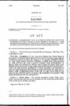 Concerning a Requirement That an Affidavit Which Sets Forth the Consideration for a Parcel of Real Property Accompany a Deed Offered for Recording to the County Clerk and Recorder by a Governmental Entity From Payment of Documentary Fees