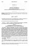 Concerning the Granting of Authorization to Special Districts to File Petitions Under the United States Bankruptcy Code