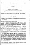 Concerning Cash Funds Related to the Administration of the Workers' Compensation System, and Making Appropriation in Connection Therewith.