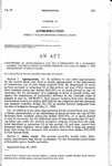 Concerning an Appropriation for the Satisfation of a Judgment Against the Department of Institutions in the Case of Fiebig v. the Department of Institutions.