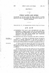 Authorizing the Sale and Conveyance of Real Property in Mesa County and to Authorize Contracts to Be Executed to Provide for Water Services for the State Home and Training School at Grand Junction