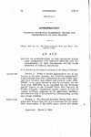 Making an Appropriation to the Colorado State Fair Commission for Certain Repairs and Improvements at the Colorado State Fair Grounds at Pueblo, Colorado