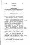 Making an Appropriation for the Purchase, Lease and/or Equipping of a Building to Be Used for the Analysis of Commercial Feeding Stuff