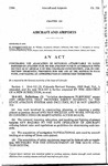 Concerning the Allocations of Revenue Attributable to Taxes Imposed on Aviation Fuel to the Aviation Fund in Accordance with Section 18 of Article X of the Colorado Constitution, and, in Connection Therewith, Providing for the Use of the Moneys in Such Fund, and Making an Appropriation in Connection Therewith.