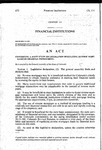 Concerning a Joint Study on Legislation Regulating Reverse Mortgages by Financial Institutions.