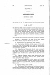 To Provide for the Payment of the Ordinary Expenses of the Executive, Legislative or Judicial Departments of the State of Colorado, and State Institutions, for the Fiscal Year 1952-1953, and for the Payment of Additional Expenses of the Thirty-Eighth General Assembly