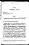 Concerning Amendments to Statutory Provisions Relating to Counties Provided in Articles 10, 11, and 15 of Title 30, and Article 25 of Title 31, Colorado Revised Statutes, as Amended.