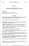 Concerning Juveniles Against Whom Criminal are Filed Directly in District Court, and Making Appropriations in Connection Therewith.