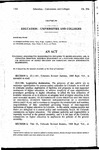 Concerning Administrative Responsibilities Pertaining to Higher Education, and, in Connection Therewith, Requiring Development of a Statewide Enrollment Plan for Institutions of Higher Education and Eliminating Certain Administrative Requirements.