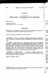 Concerning the Authority of the State Board for Community Colleges and Occupational Education to Create Financial Obligations.