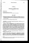 Concerning Conformance of Colorado Banking Statutes with Federal Statutes, and, in Connection therewith, Repealing Conflicting or Outmoded Provisions of Colorado Law Related thereto and Amending Requirements for Reporting Deposit and Loan Activities.