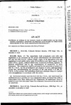 Concerning an Increase in the Maximum Period of Effectiveness for the Public Utilities Commission's Temporary or Emergency Rules Beyond the Three-Month Period Imposed by the 